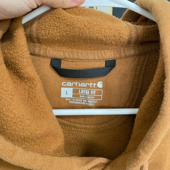 Carhartt Men's Brown Hoodie - Picture 5 of 5